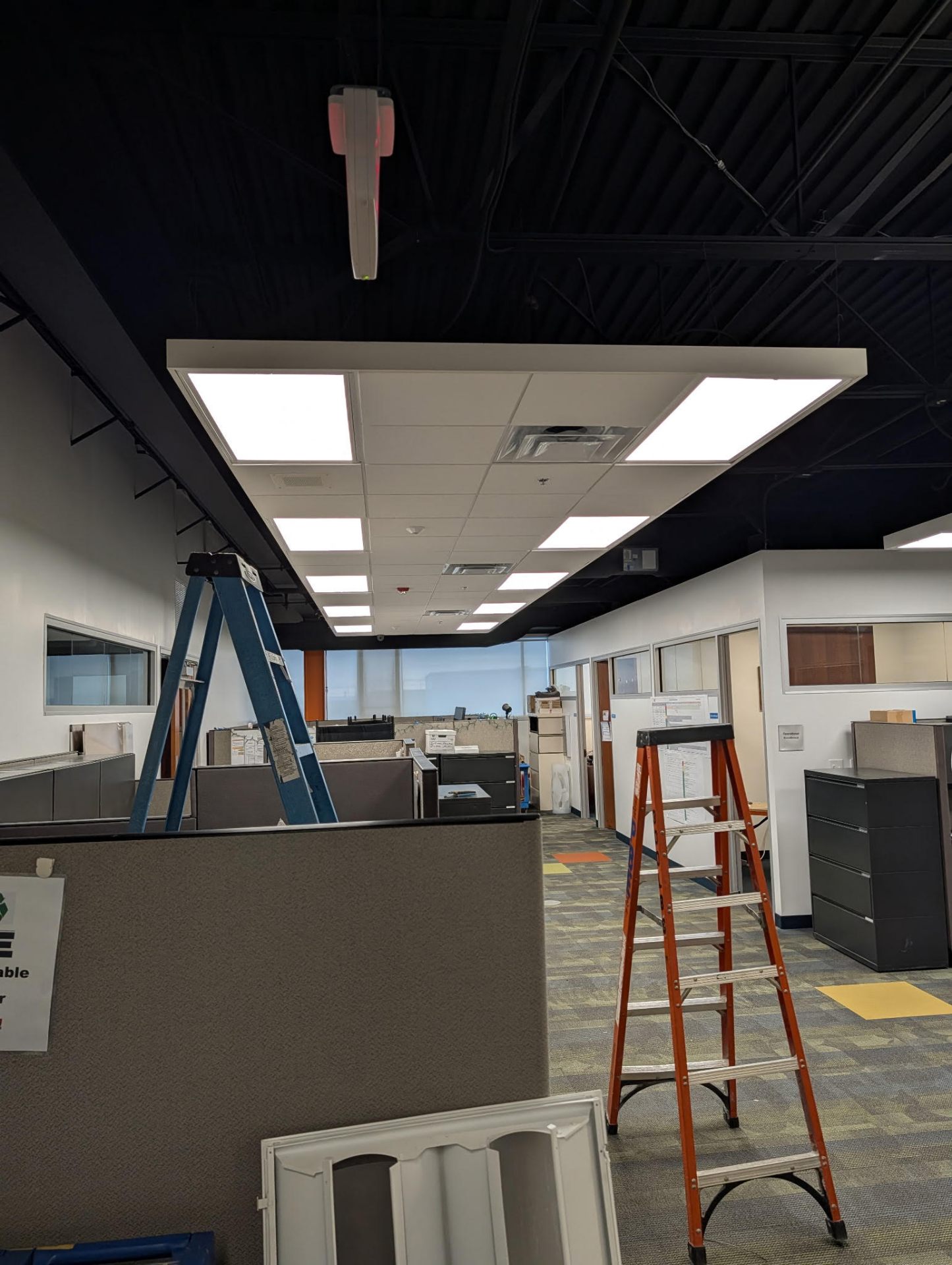 After LED installation